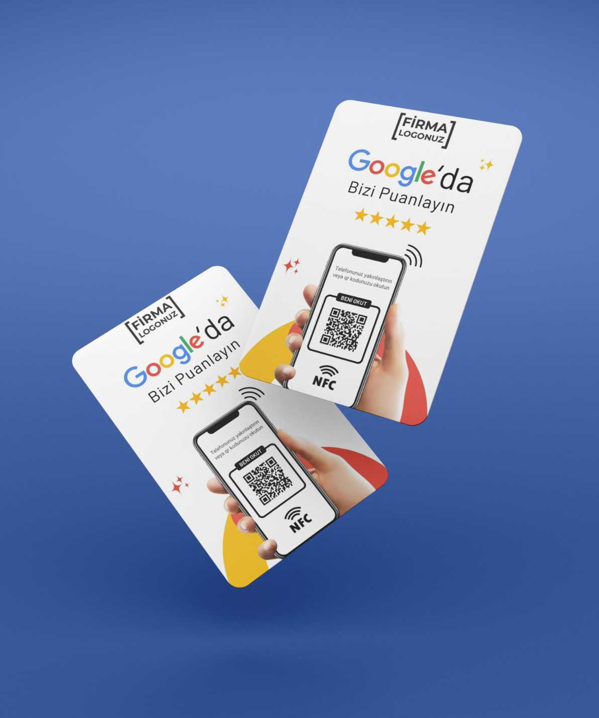 Google Puanlama Değerlendirme İşletme Yorum Kartı
