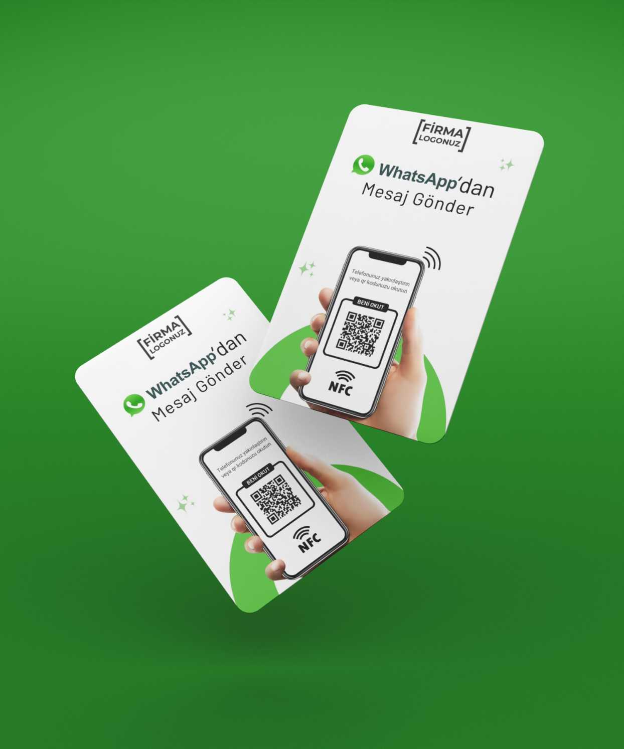 Whatsapp NFC Mesaj Gönder Kartı QR ve NFC Okutmalı Kart