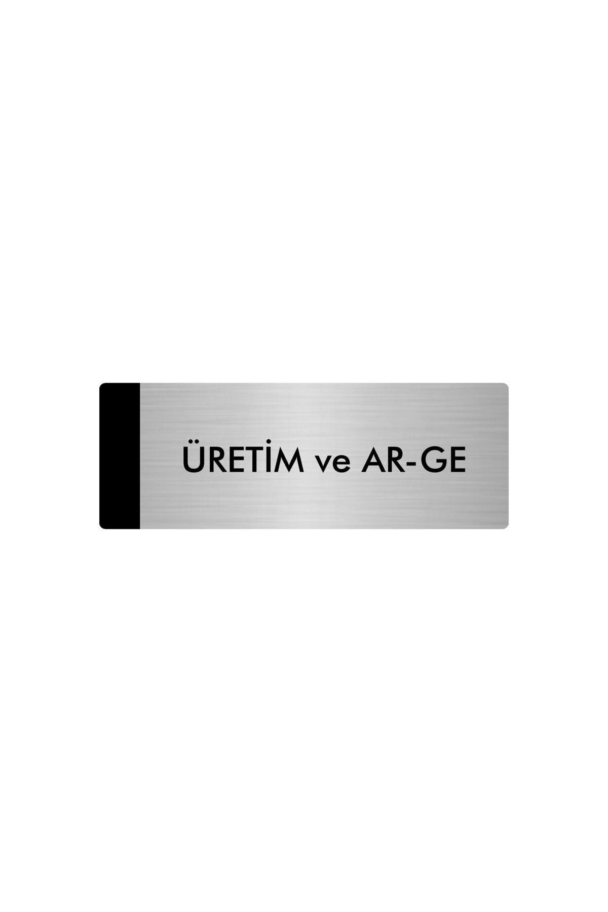 Metal Yönlendirme Levhası, Departman Kapı Isimliği Üretim ve Ar-Ge 5x20 Cm Gümüş Renk Kapı İsimlik Tabela