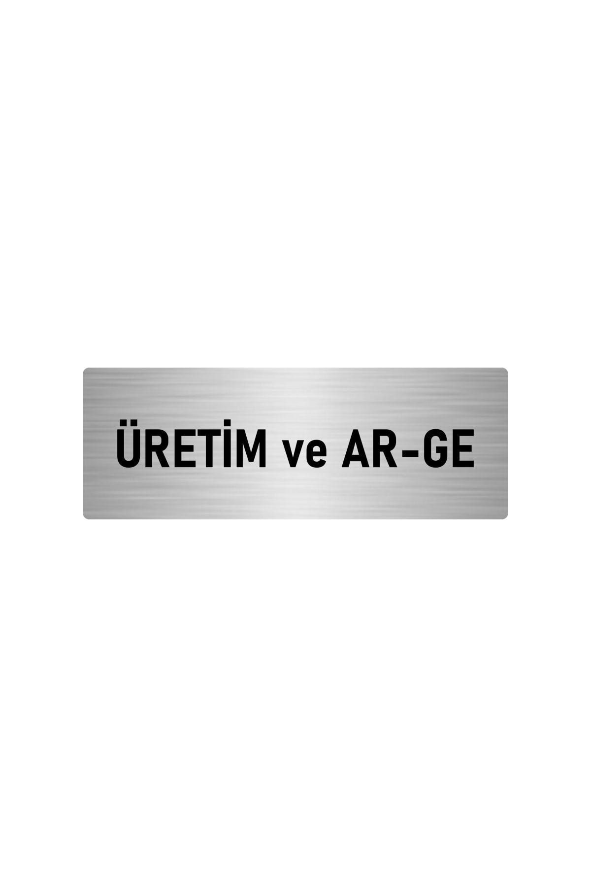 Metal Yönlendirme Levhası, Departman Kapı Isimliği Üretim Ve Ar-ge 7x20 Cm Gümüş Renk Kapı İsimlik Tabela