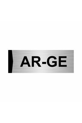 Ar-ge 5x20cm Gümüş Renk Metal Yönlendirme Levhası Kapı İsimlik Tabela