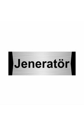 Jeneratör 5x20cm Gümüş Renk Metal Yönlendirme Levhası Kapı İsimlik Tabela