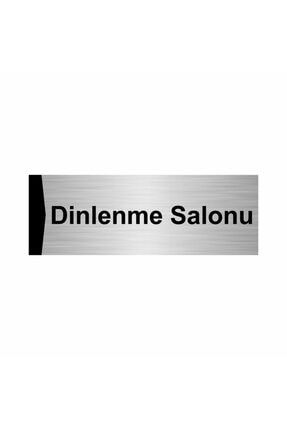 Etüt Salonu 5x20cm Gümüş Renk Metal Yönlendirme Levhası Kapı İsimlik Tabela