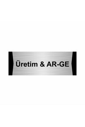 Üretim & Ar-ge 5x20cm Gümüş Renk Metal Yönlendirme Levhası Kapı İsimlik Tabela
