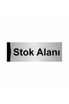 Stok Alanı 5x20cm Gümüş Renk Metal Yönlendirme Levhası Kapı İsimlik Tabela