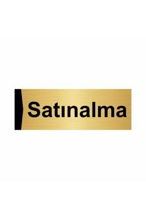 Satınalma 5x20cm Altın Renk Metal Yönlendirme Levhası Kapı İsimlik Tabela