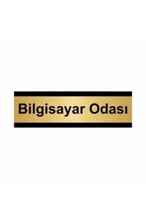 Muayene Odası 5x20cm Altın Renk Metal Yönlendirme Levhası Kapı İsimlik Tabela