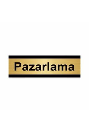 Pazarlama 5x20cm Altın Renk Metal Yönlendirme Levhası Kapı İsimlik Tabela