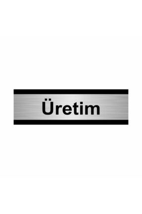 Üretim 5x20cm Gümüş Renk Metal Yönlendirme Levhası Kapı İsimlik Tabela